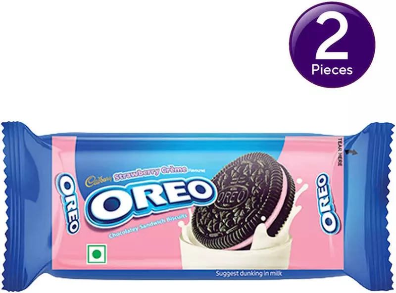 CADBURY OREO STRAWBERRY CREME 108.55g