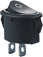 Oval Shape Rocker Switch - On/Off Oval Shape Rocker Switch - On/Off