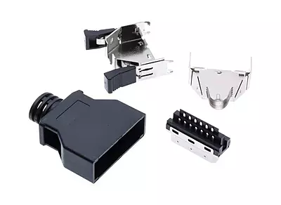 26-Pin SCSI CN Male Cable Connector for Servo Motor Applications