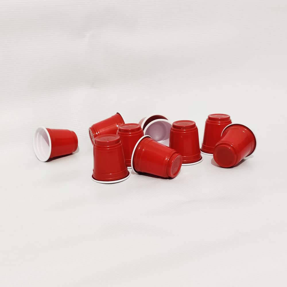 The Magic Balloon Store - Beer Pong Shot Glasses For Holi, Bachelor Cocktail New Year and Wedding Party Supplier - Liquid Capacity 60ml Pack of 30pcs