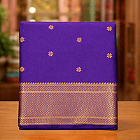 Purple Heritage Silk Saree