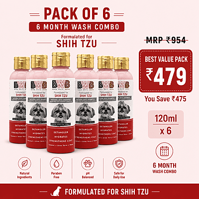 BWB SHIHTZU SHAMPOO-120ML BWB SHIHTZU SHAMPOO-120ML