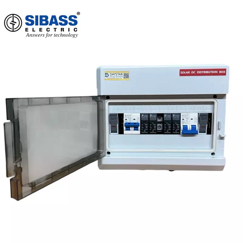 DCDB WaterShield IP65 Weatherproof – 20A MCB,600V SPD & 20A Fuse Holder (5-10kW) (2-In-2-Out)