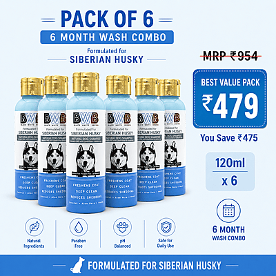 BWB SIBERIAN_HUSKY SHAMPOO-120ML