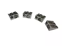 Pack of 12 Janrax Two Hole Metal Pencil Sharpeners