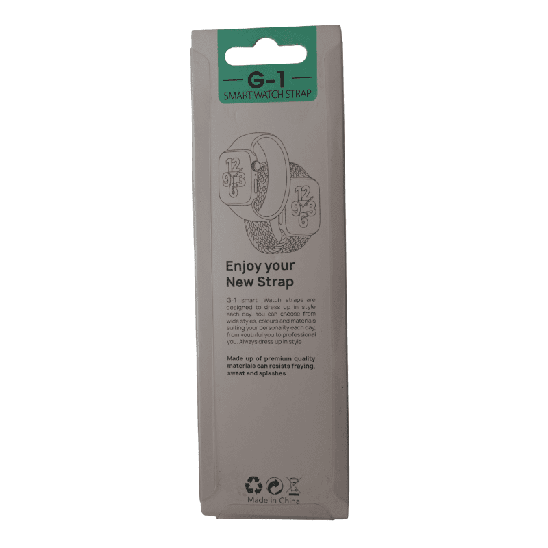 Zigdeal G-1 Watch Strap (White) – Durable Replacement Band | Comfortable Fit