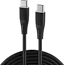 Portronics POR 2716 Silklink USB-C to USB-C Cable – 60W, 1M, Soft Silicon, Black