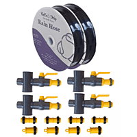 Rain Pipe Kit / 40 mm- 1/4 Acre with PVC Connectors