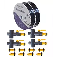 Rain Pipe Kit / 40 mm- 1/4 Acre with PVC Connectors