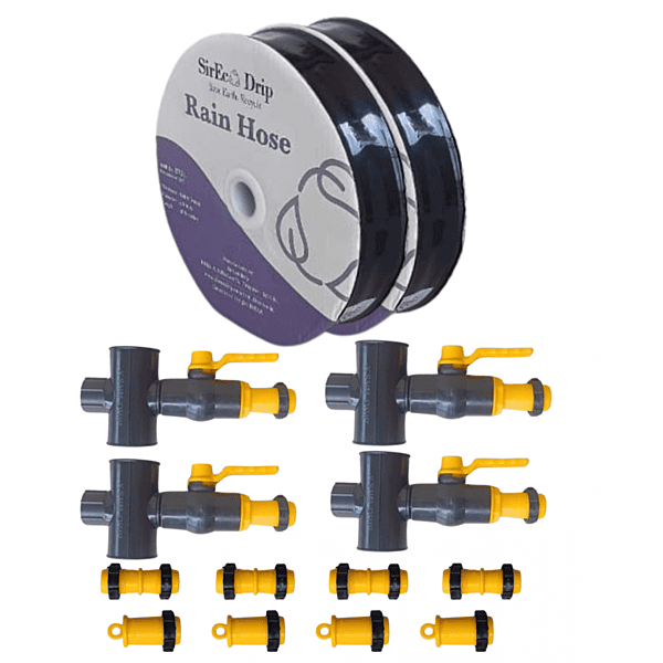 Rain Pipe Kit / 40 mm- 1/4 Acre with PVC Connectors