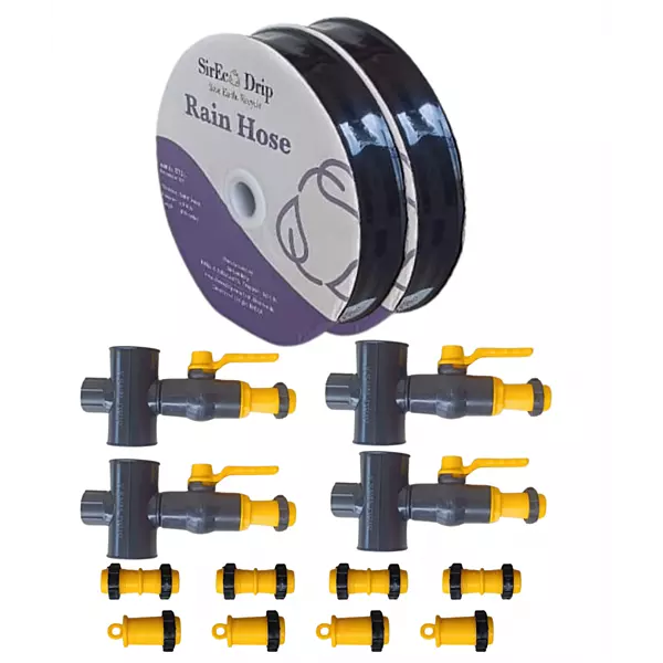 Rain Pipe Kit / 40 mm- 1/4 Acre with PVC Connectors