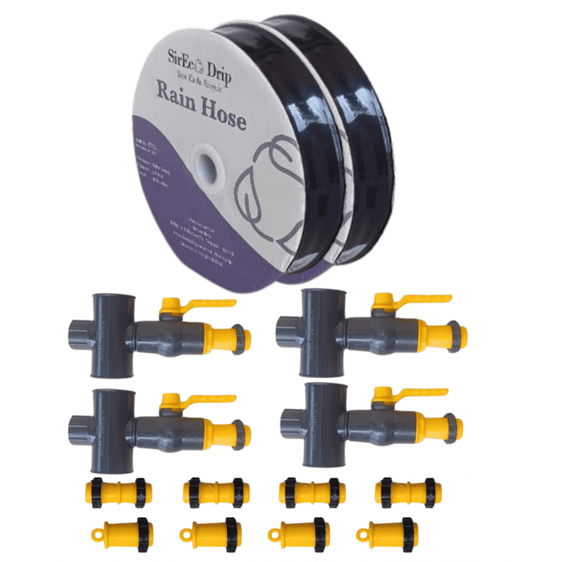 Rain Pipe Kit / 40 mm- 1/4 Acre with PVC Connectors