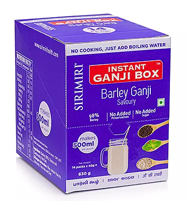 SIRIMIRI Instant Ganji Barley Ready to Eat Box
