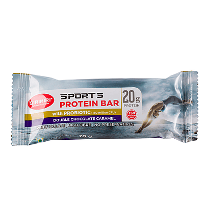 Sports Protein Bar – Double Chocolate Caramel Pack of 6 Pcs