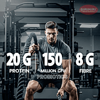 Sports Protein Bar – Hazelnut Coffee Protein bar - Probiotics