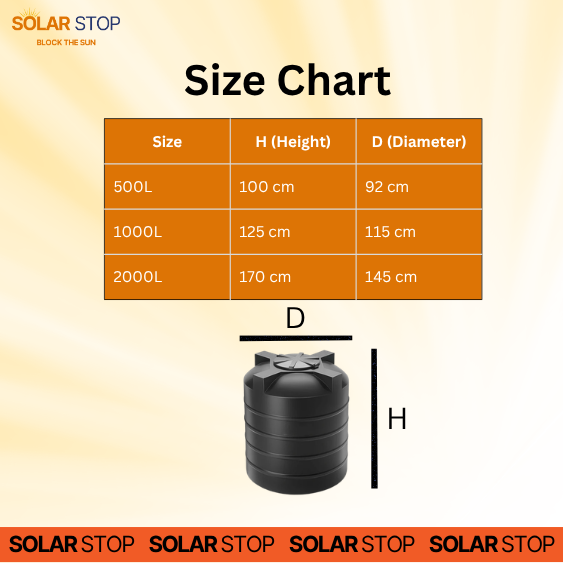 SolarStop Premium Insulated Water Tank Cover