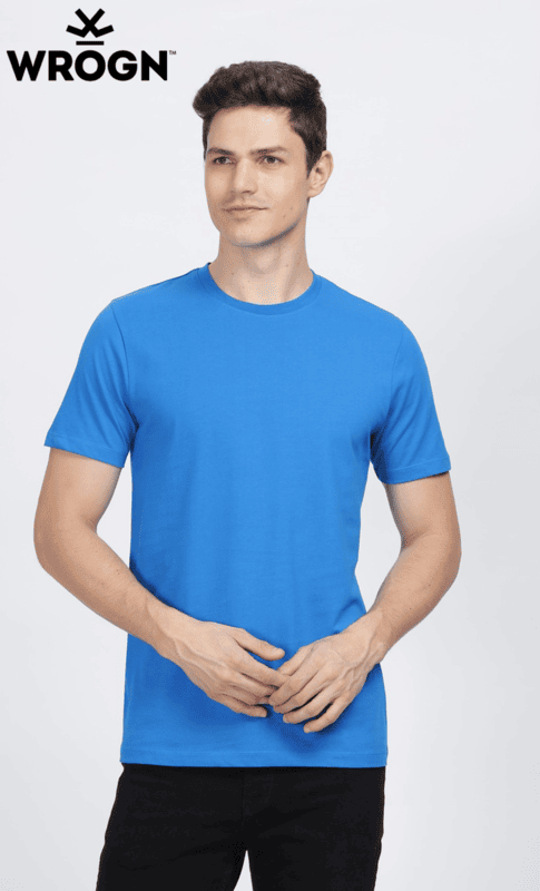 Wrongn Casual Round  Neck T- Shirt
