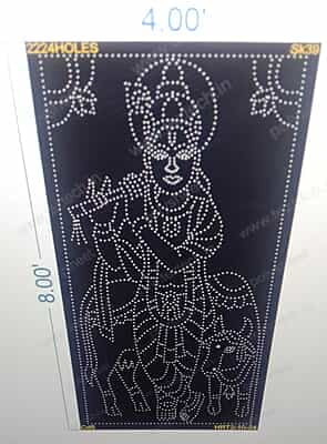 SK39 SHRI KRISHNA 8X4 FEET 2224 HOLES