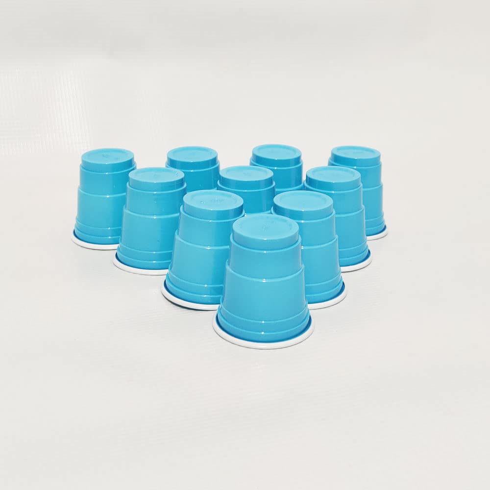 The Magic Balloon Store - Beer Pong Shot Glasses For Holi, Bachelor Cocktail New Year and Wedding Party Supplier - Liquid Capacity 60ml Pack of 30pcs