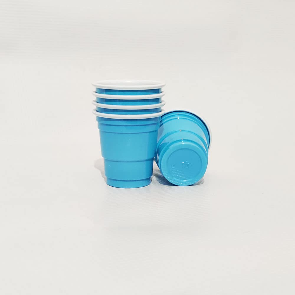 The Magic Balloon Store - Beer Pong Shot Glasses For Holi, Bachelor Cocktail New Year and Wedding Party Supplier - Liquid Capacity 60ml Pack of 30pcs