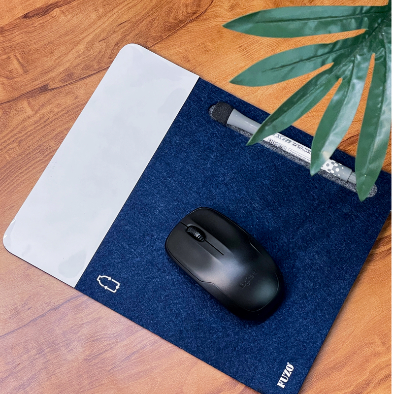 Mouse Pad "Slick", with White Pad & Anti-Skid Base Mouse Pad "Slick", with White Pad & Anti-Skid Base