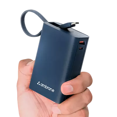 POWER BANK AMBRANE 20000MAH MINICHARGE20 BLACK/GREY
