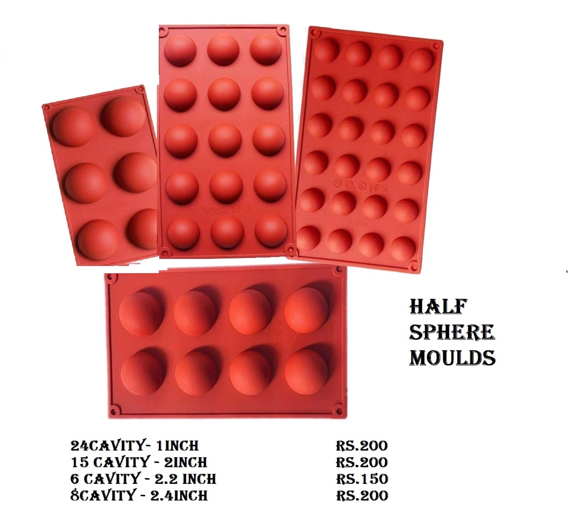 HALF SPHERE MOULD 24cavity