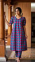 Madras Check Co-ord set