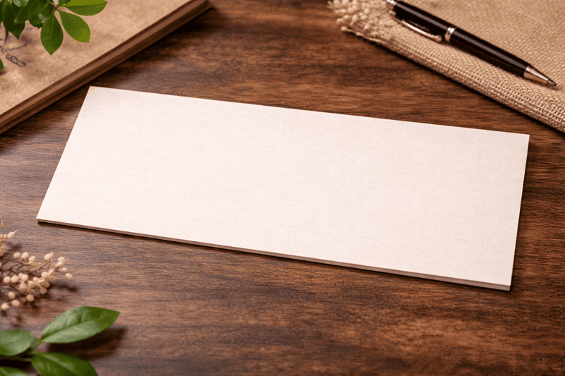 Medium Eco Envelope | Recycled Unbleached Paper | Eco Friendly Kraft Envelope