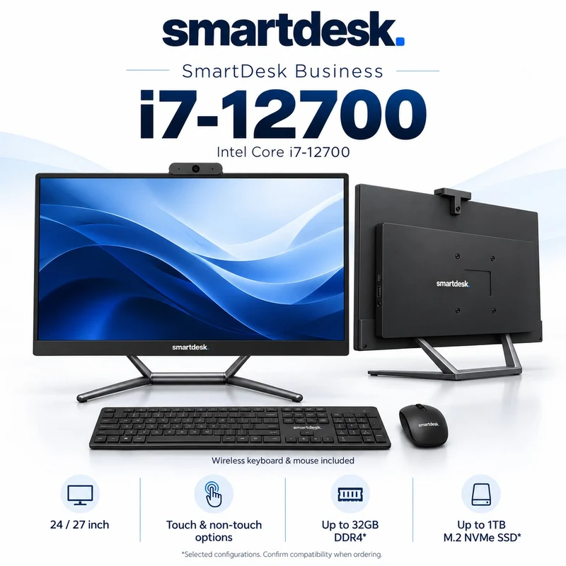 SmartDesk Business Core i7-12700 All-in-One PC β 12th Gen