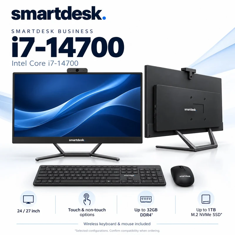 SmartDesk Business Core i7-14700 All-in-One PC – 14th Gen