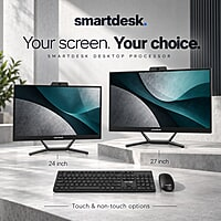 SmartDesk Business Core i3-14100 All-in-One PC β 14th Gen