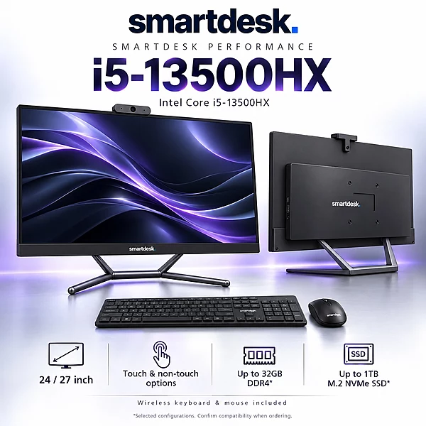 SmartDesk Performance Core i5-13500HX All-in-One PC – 13th Gen