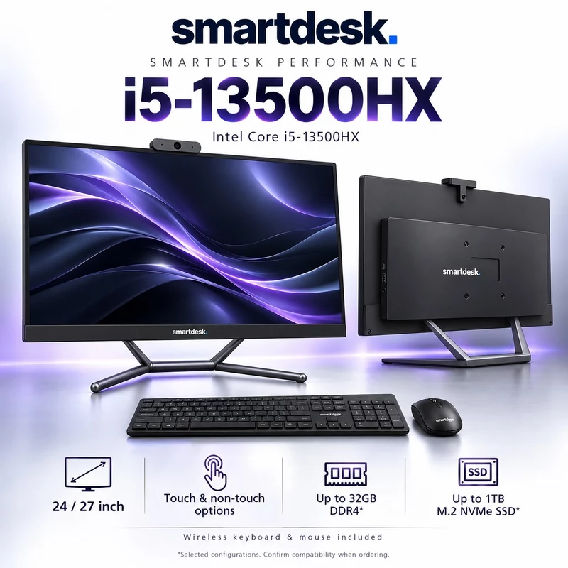 SmartDesk Performance Core i5-13500HX All-in-One PC β 13th Gen