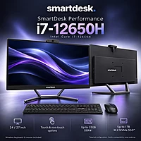 SmartDesk Performance Core i7-12650H All-in-One PC – 12th Gen