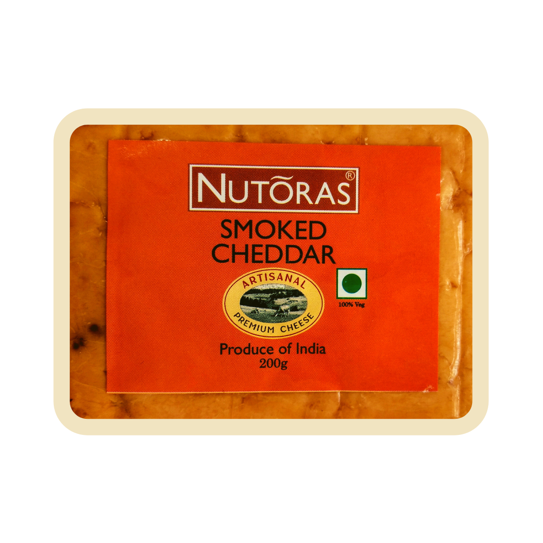Nutoras Cheese Smoked Cheddar 200g Nutoras Cheese Smoked Cheddar 200g
