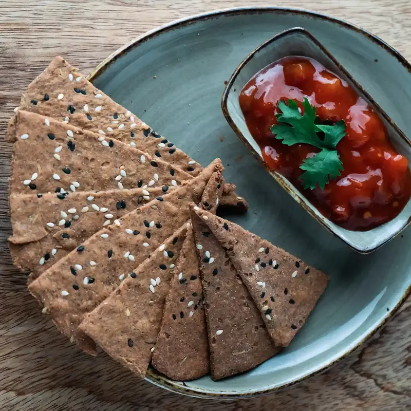 Lavash Crackers Grain Free 100 Gms - Sorted