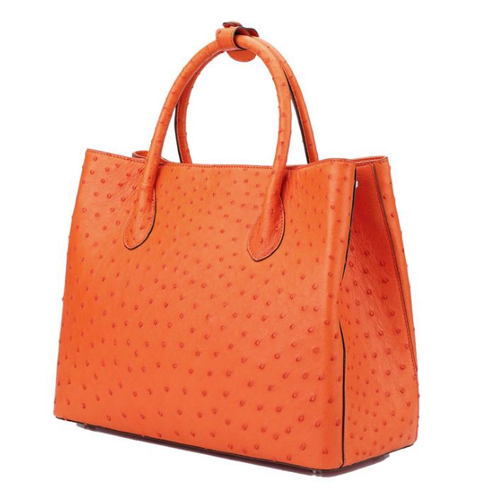 Ostrich Big Tote Tan