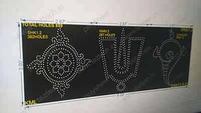 SNS1.2 SHANKU NAMAM SHAKRAM 3X8 FEET 859 HOLES