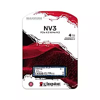 Kingston NV3 4TB NVMe Gen4 SSD – PCIe 4.0 | M.2 2280 | Fast Reliable Storage