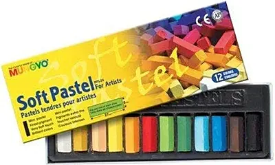 MUNGYO SOFT PASTEL HALF SET 12 ASST