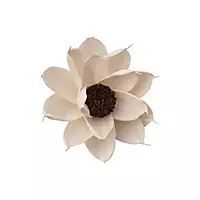Sola flame daisy flower 8cm handmade natural sola wood flower