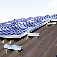 Rooftop Solar Panel Mounting Structure Set (Structure Set for 1 Solar Panel)