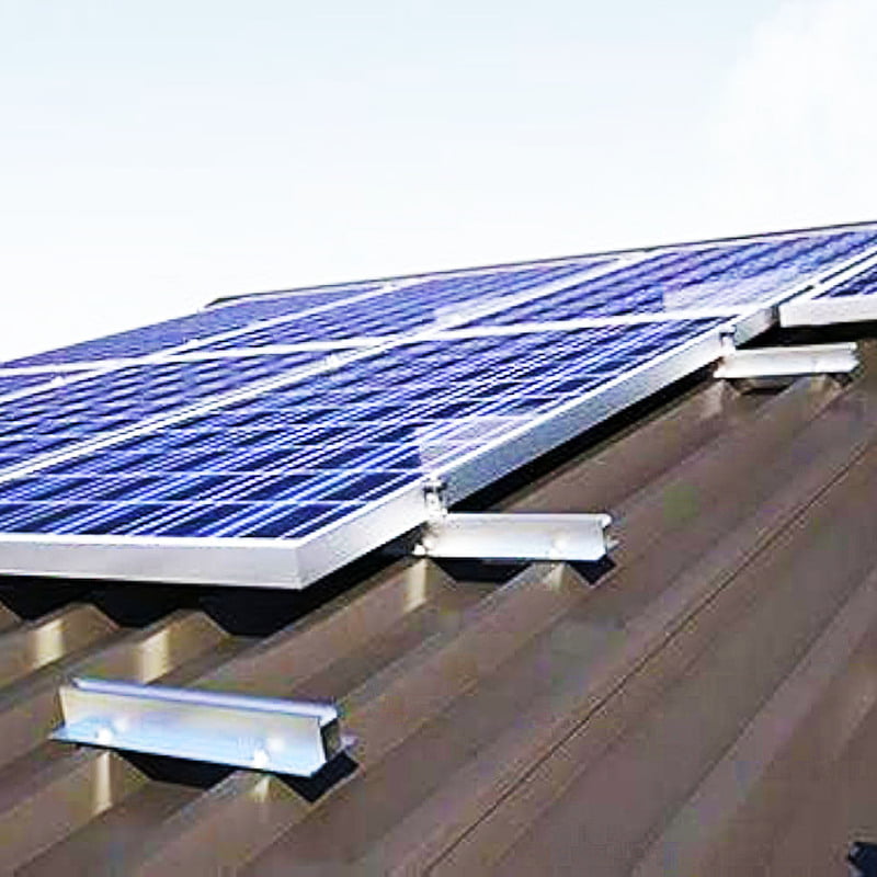 Rooftop Solar Panel Mounting Structure Set (Structure Set for 1 Solar Panel)