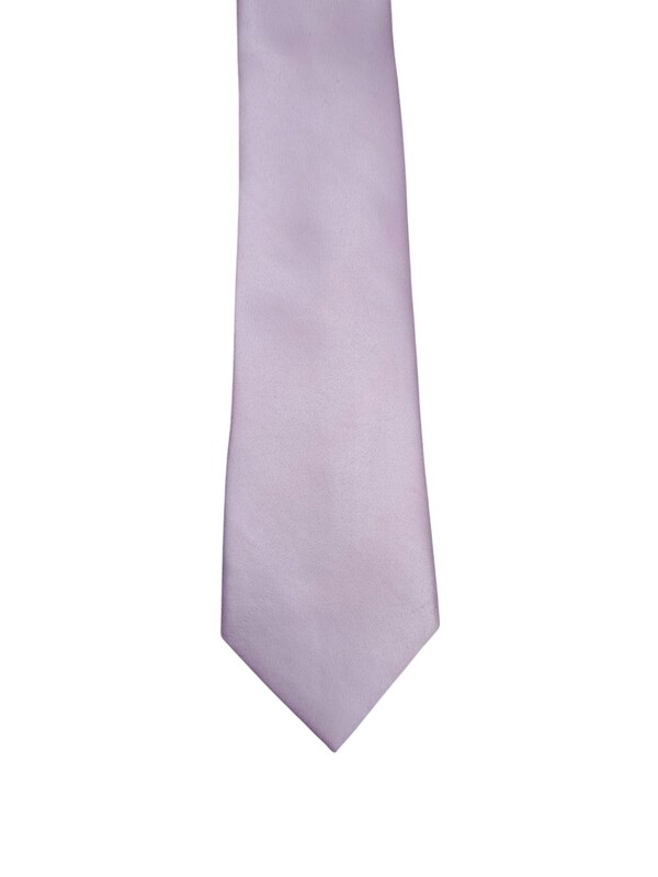 Pink Solid Microfiber Silk Necktie