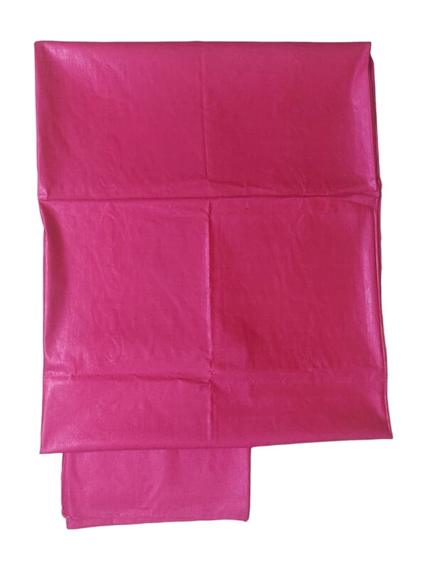 Pink Solid katan silk Unstitched Salwar Suit Fabric with Dupatta