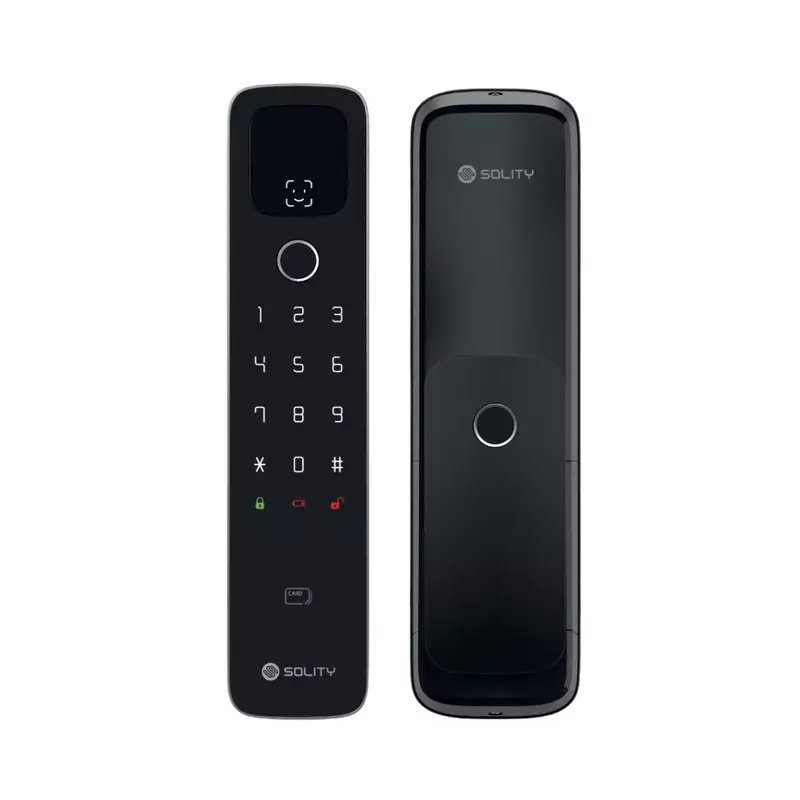 Solity Gate Lock G1  Digital Door Lock with Dual-Side Fingerprint, RFID, PIN & Alexa/App Integration