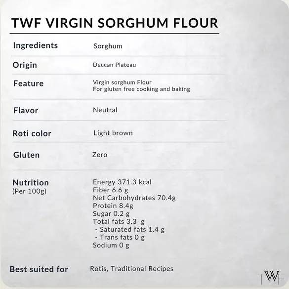 Virgin Sorghum Flour (Gluten Free)
