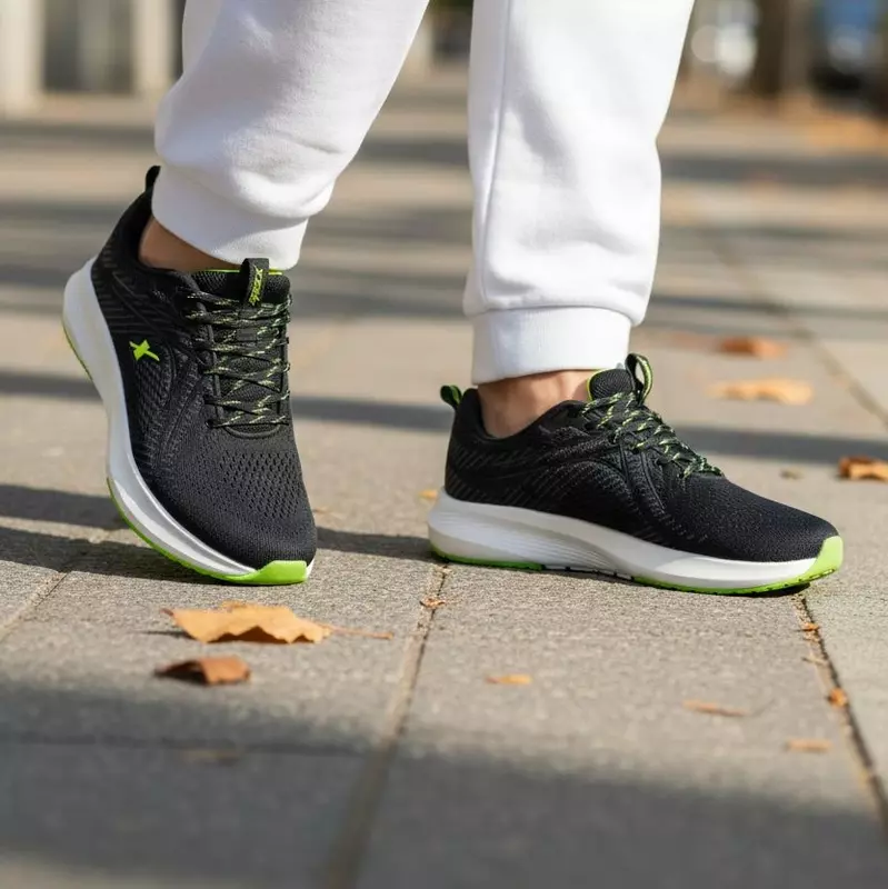 Sparx SM834 Black/N.Green - Men's Running Shoes