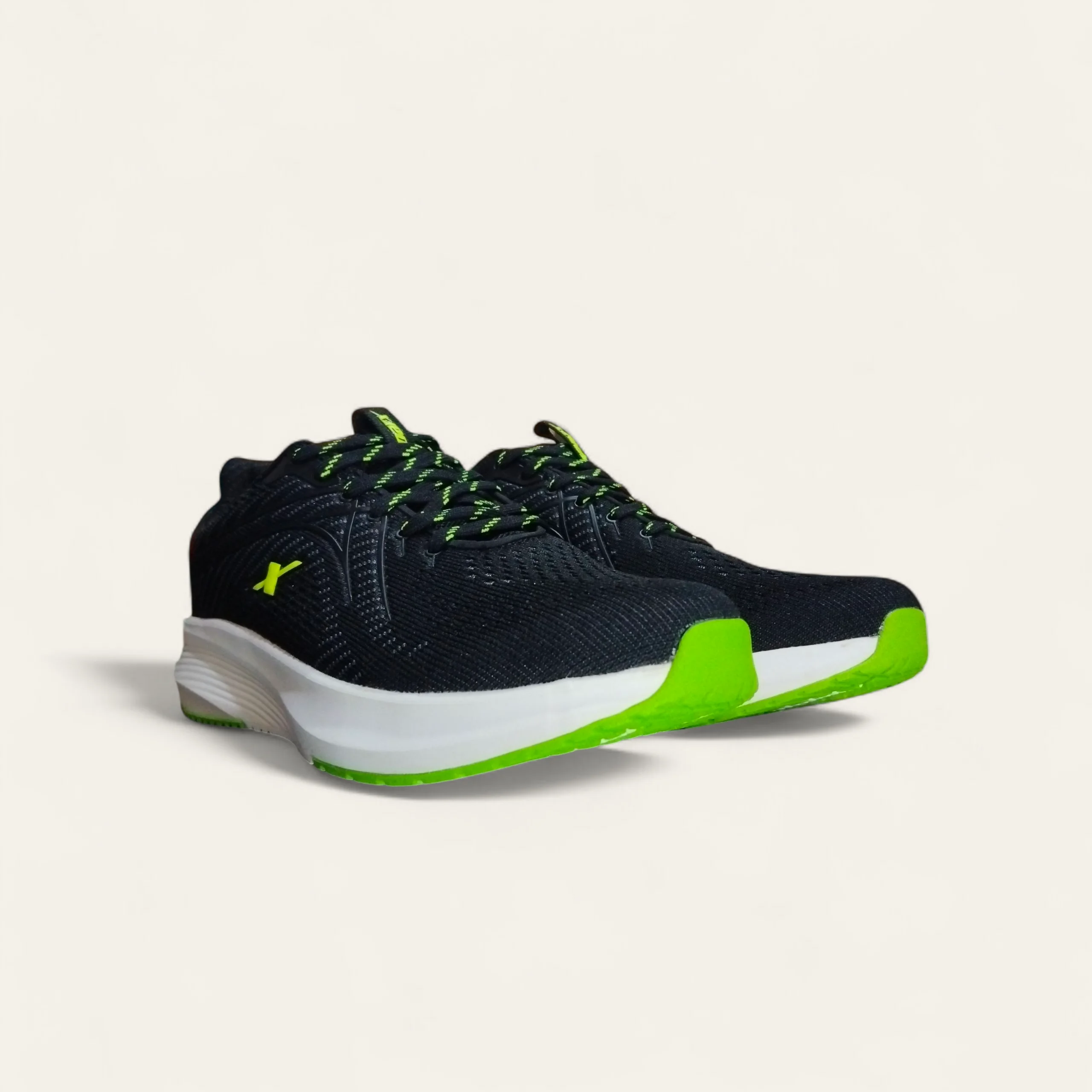 Sparx SM834 Black/N.Green - Men's Running Shoes